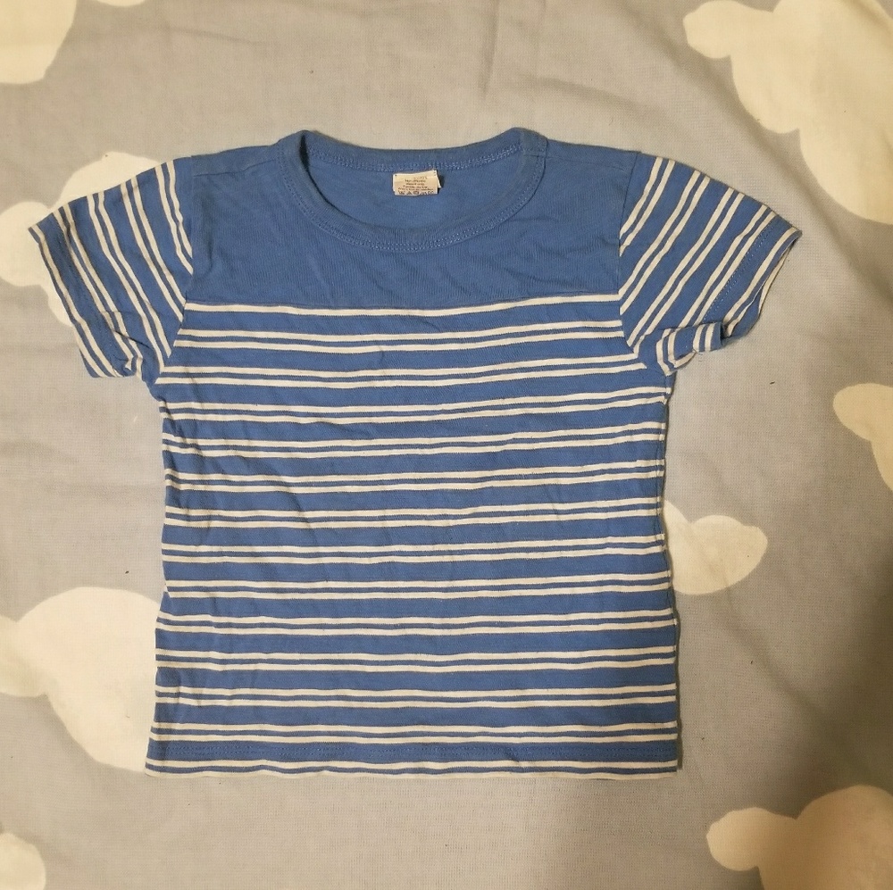 Crewcuts Blue Striped T-Shirt